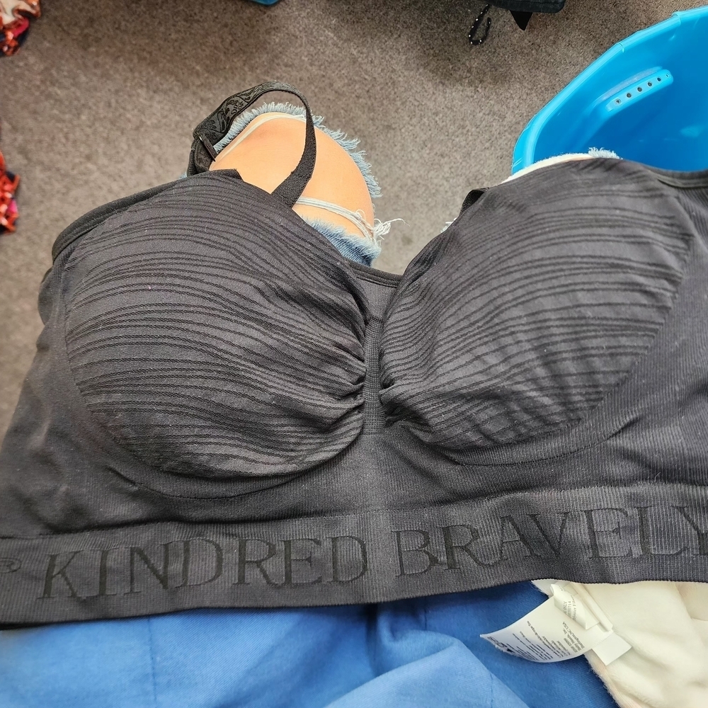 Kindred Bravely Charcoal Ribbed Bra